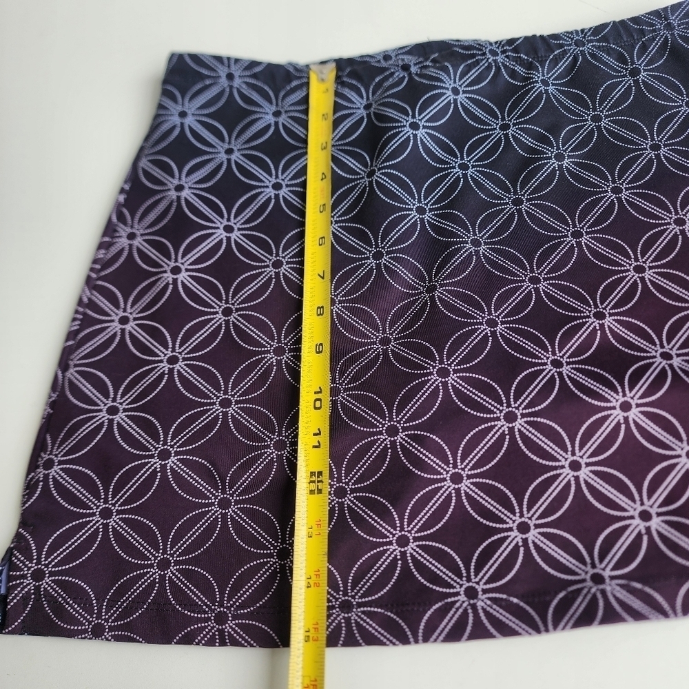 Aspire Dri-logic Ombree Brown High Performance Athletic Tennis Skirt Stretch S - Picture 8 of 8